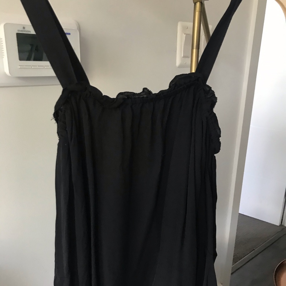 J.Crew cold shoulder bell sleeve top